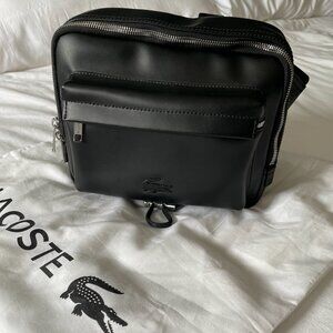 Lacoste Black Crossbody Fanny Pack